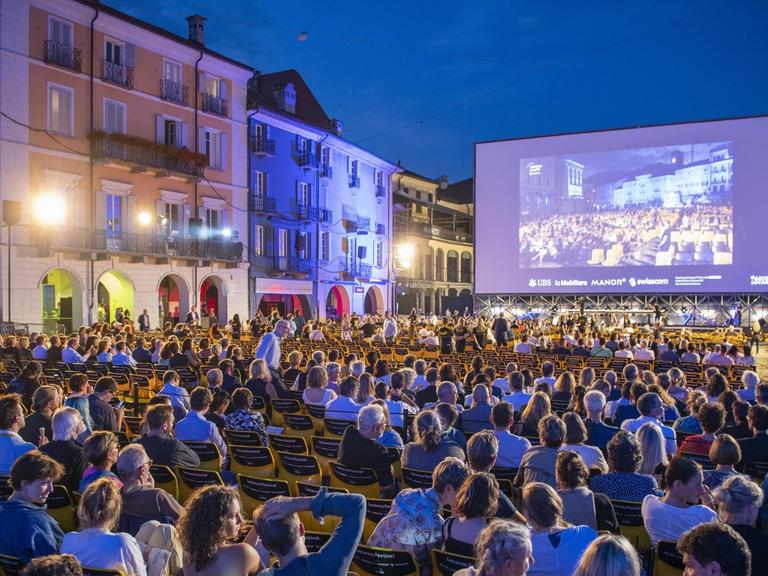 Das Open-Air-Kino in Locarno