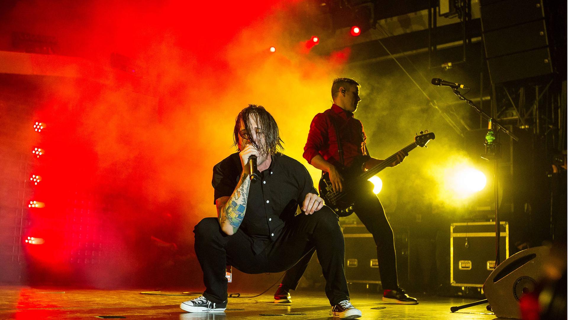 Die Band Billy Talent steht am 04. Juni 2016 im Rahmen des Rock am Ring Festivals in Mendig auf der Bühne.