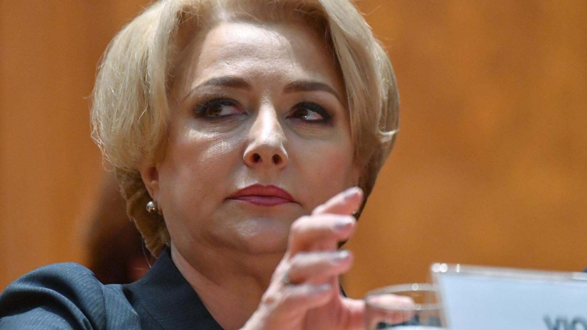 Die rumänische Regierungschefin Viorica Dancila