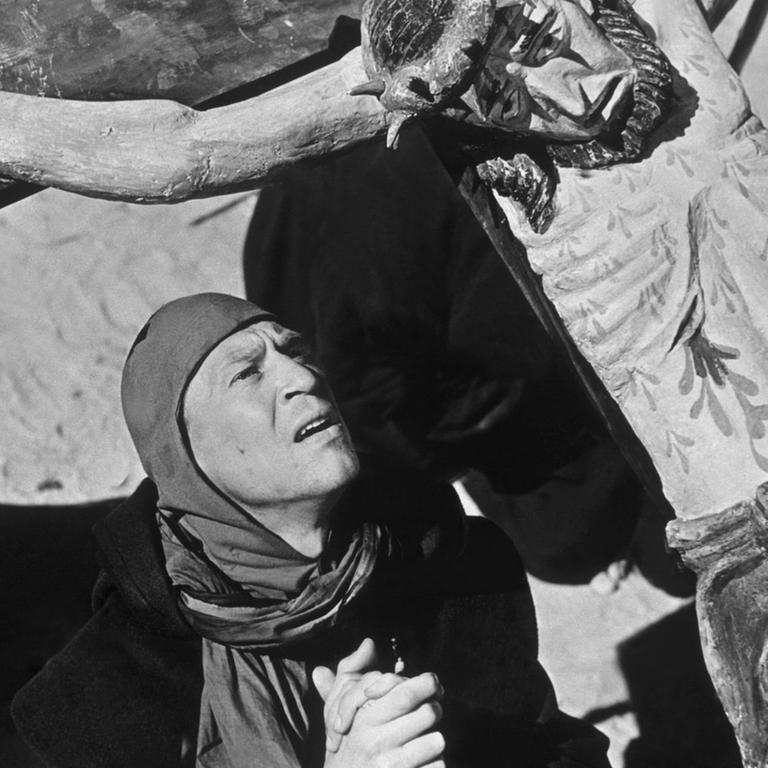Filmszene aus "Das siebente Siegel" von Ingmar Bergman.