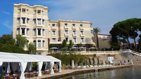 Die ehemalige Villa von Scott und Zelda Fitzgerald ist heute das Luxus Hotel Belles Rives in Juan les Pins.