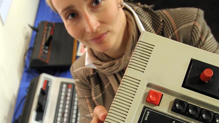 Die einzige Videospielekonsole der DDR, die um 1980 im Halbleiterwerk Frankfurt (Oder) hergestellt wurde.