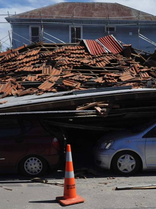Christchurch wenige Tage nach dem Erdbeben.