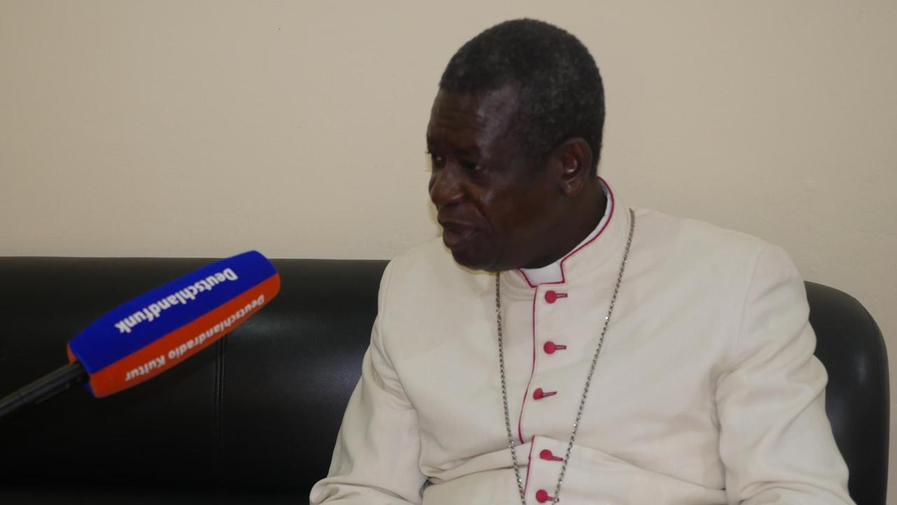 Der Erzbischof von Douala Samuel Kleda
