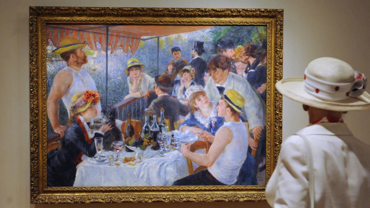 Ein Gemälde des französischen Impressionisten Pierre-Auguste Renoir