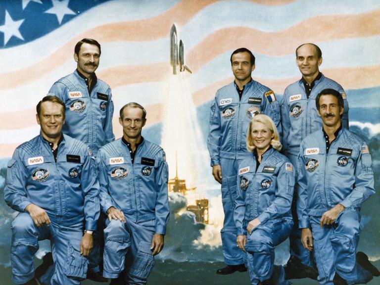 Die gesamte Crew des STS 51-Mission