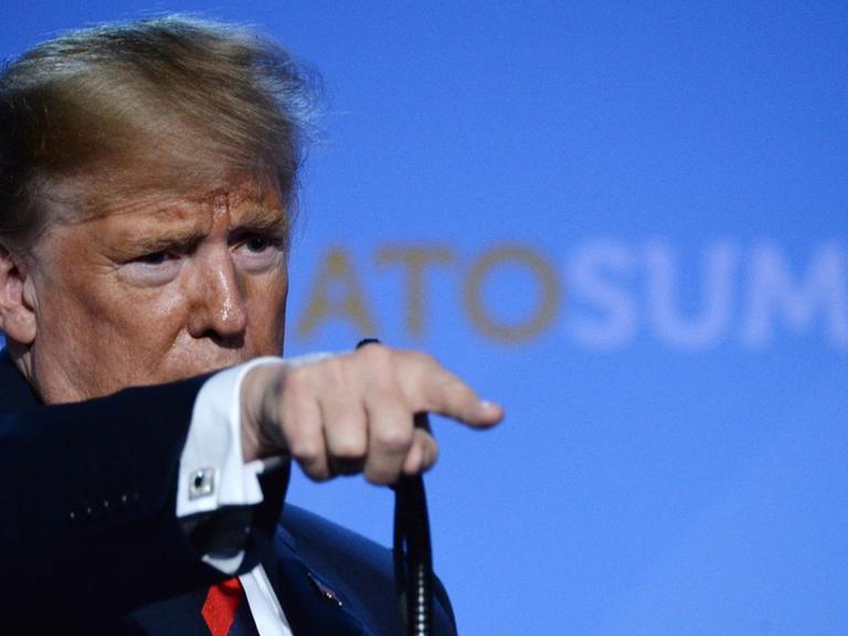 US-Präsident Donald Trump auf dem Nato-Gipfel in Brüssel.