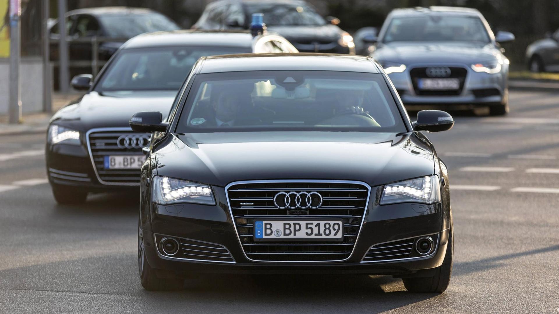 27.02.2015,Berlin,Deutschland,GER,Audi A8,der Dienstwagen vom reg. Bürgermeister der Stadt Berlin