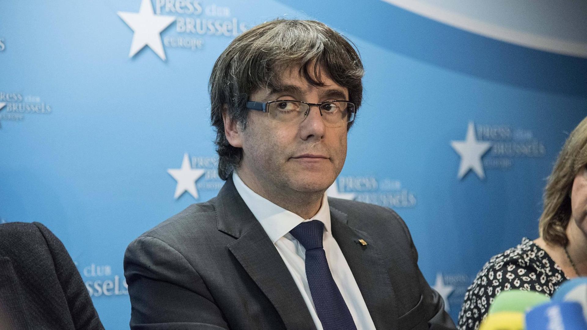 Der katalanische Politiker Carles Puigdemont Der katalanische Politiker Carles Puigdemont