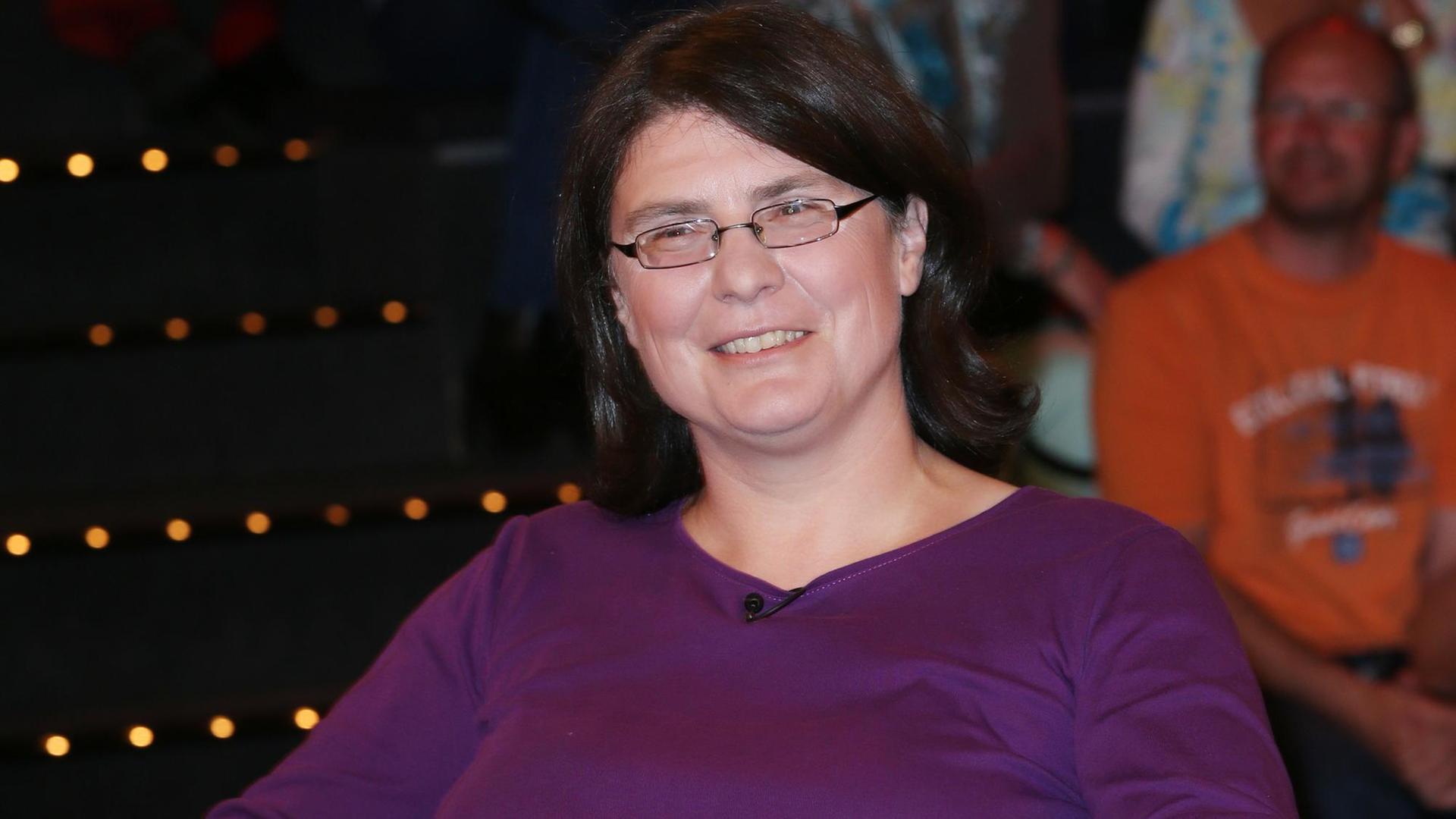 ZDF Talkshow Lanz am 18.05.16 in Hamburg mit Christine Thürmer. Mit 40 Jahren startete sie ein neues Leben und begann zu wandern, bis jetzt hat sie mehr als 45.000 Kilometer zu Fuß zurückgelegt