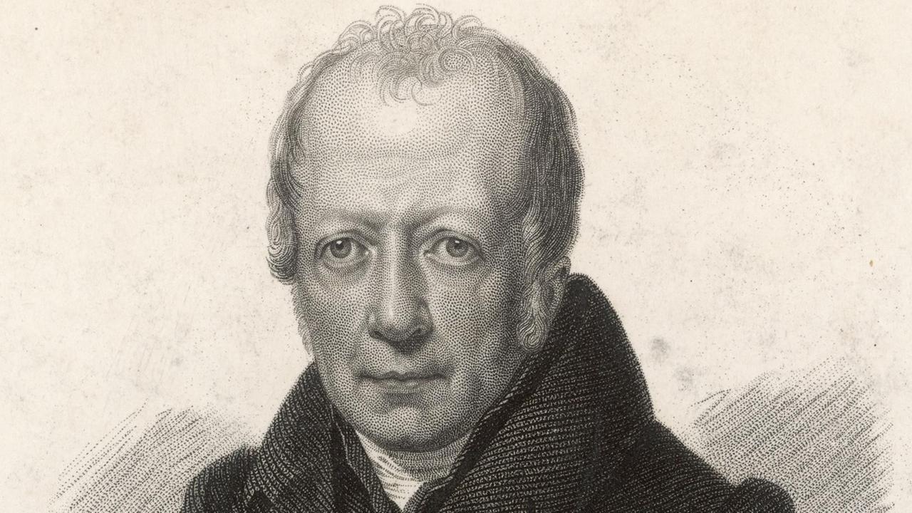 Porträtzeichnung von Wilhelm von Humboldt (1767–1835).