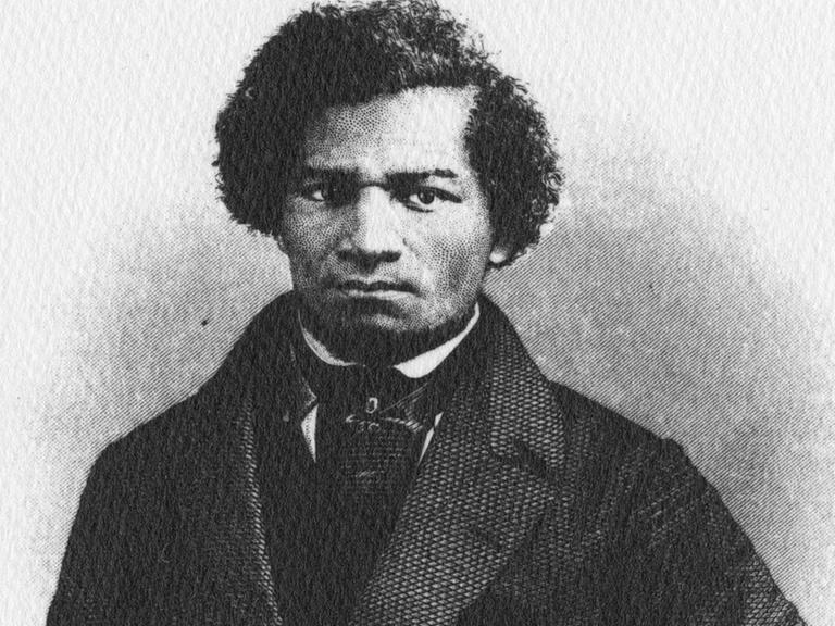 Portrait of Frederick Douglass from frontispiece and title page of his book My Bondage and My Freedom, published in 1856, 1856. From the New York Public Library. PUBLICATIONxINxGERxSUIxAUTxHUNxONLY 1023_05_64798final Portrait of Frederick Douglass from frontispiece and title page of his book My Bondage and My Freedom, published in 1856, 1856. From the New York Public Library. PUBLICATIONxINxGERxSUIxAUTxHUNxONLY 1023_05_64798final