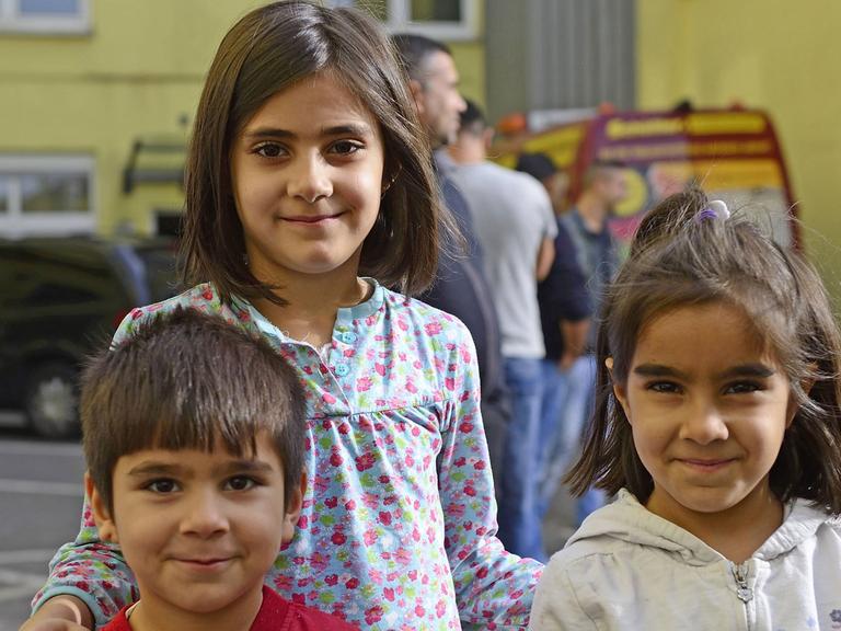 Drei Flüchtlingskinder wurden in einer Unterkunft in Essen im Ruhrgebiet