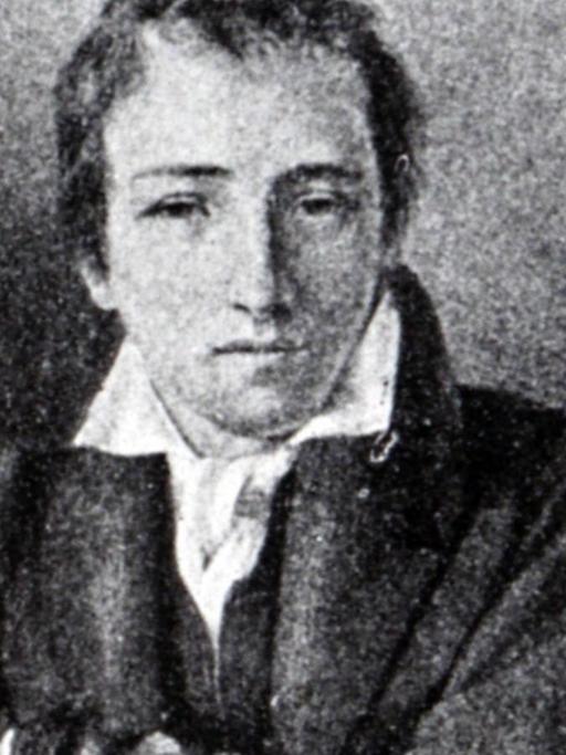 Porträt von Heinrich Heine (1797- 1856).