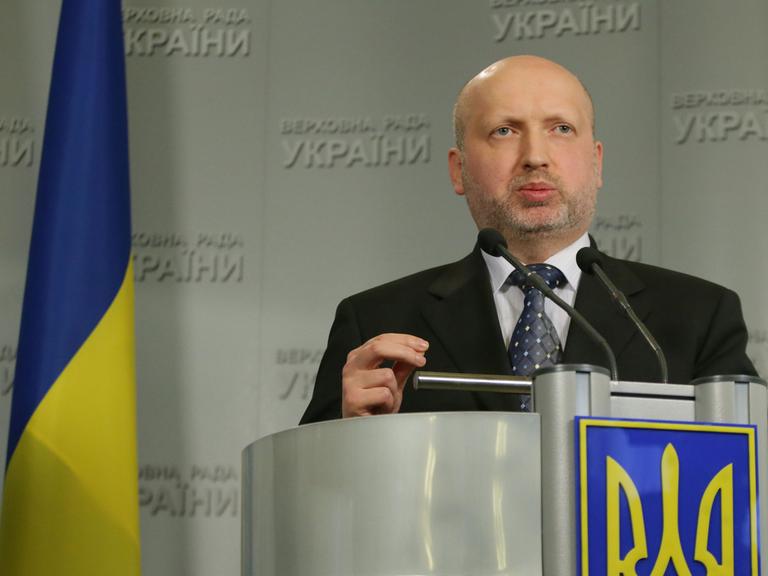 Der ukrainische Interimspräsident Alexander Turtschinow.