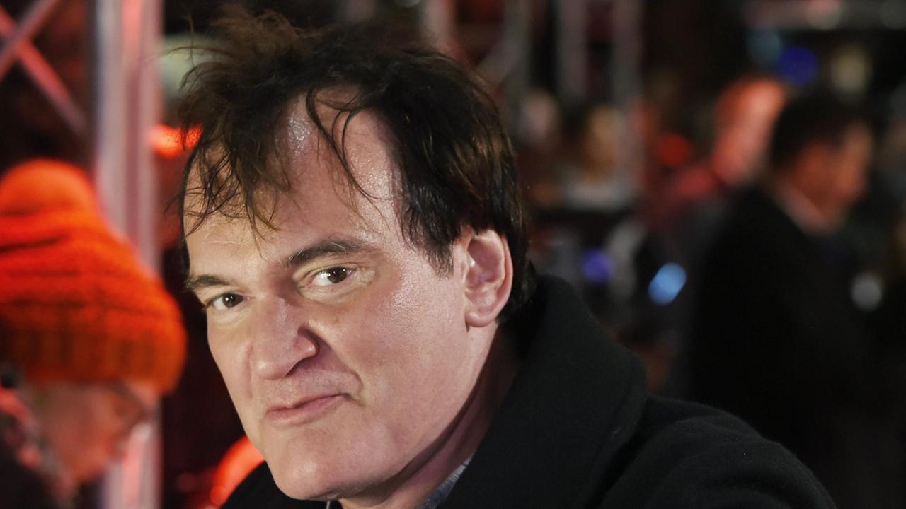 US-Regisseur Quentin Tarantino im Januar 2016 in Berlin bei der Deutschlandpremiere des Films "The Hateful 8" im Zoo Palast.