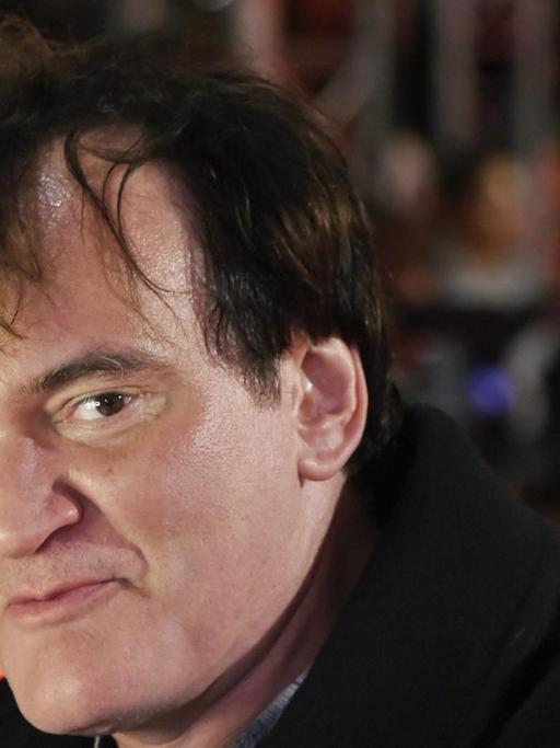 US-Regisseur Quentin Tarantino im Januar 2016 in Berlin bei der Deutschlandpremiere des Films "The Hateful 8" im Zoo Palast.