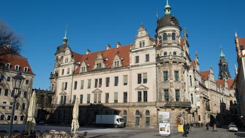 Das Residenzschloss in Dresden