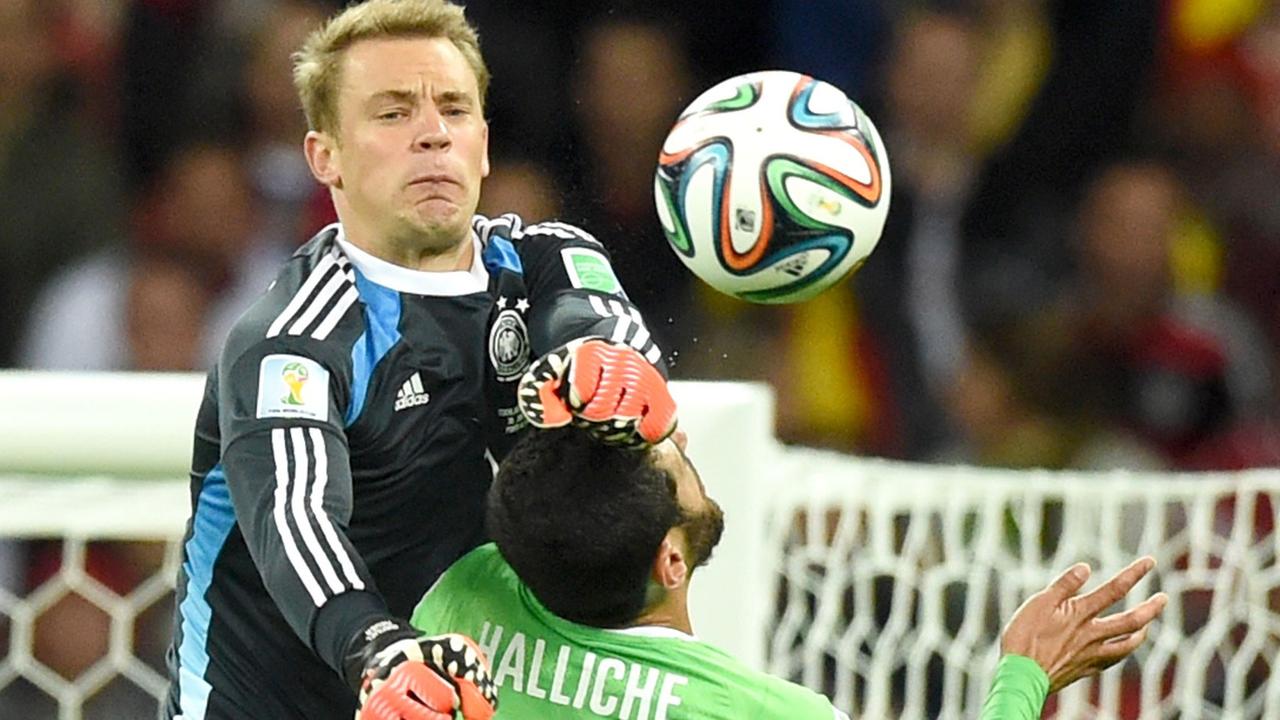Deutschlands Torwart Manuel Neuer hat ein im Achtel-Finale gegen Algerien sehr gut gespielt.