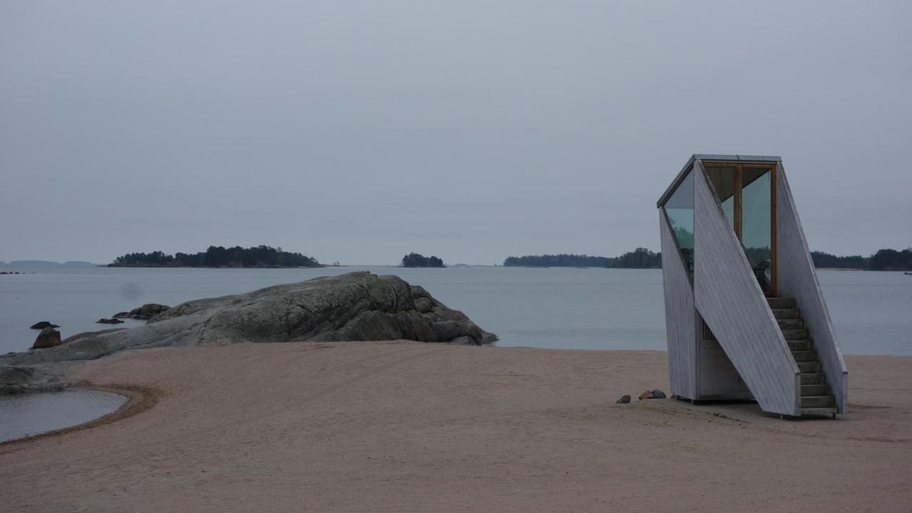 Der Strand im Osten von Helsinki.