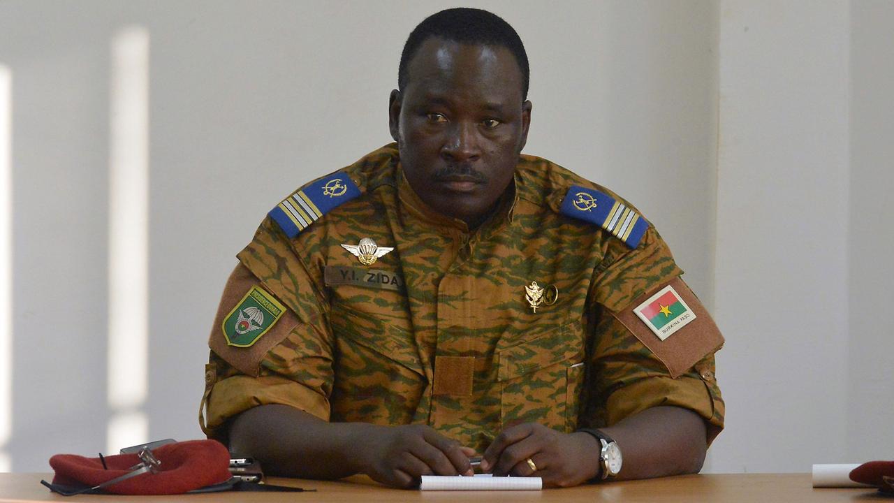 Der Übergangspräsident von Burkina Faso, Isaac Zida.