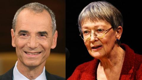 Michael Wolffsohn (l.) und Viola Roggenkamp