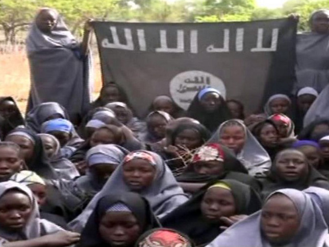 Neues Video der Terrorgruppe Boko Haram: Darauf sind einige Schülerinnen in Ganzkörperschleiern zu sehen.