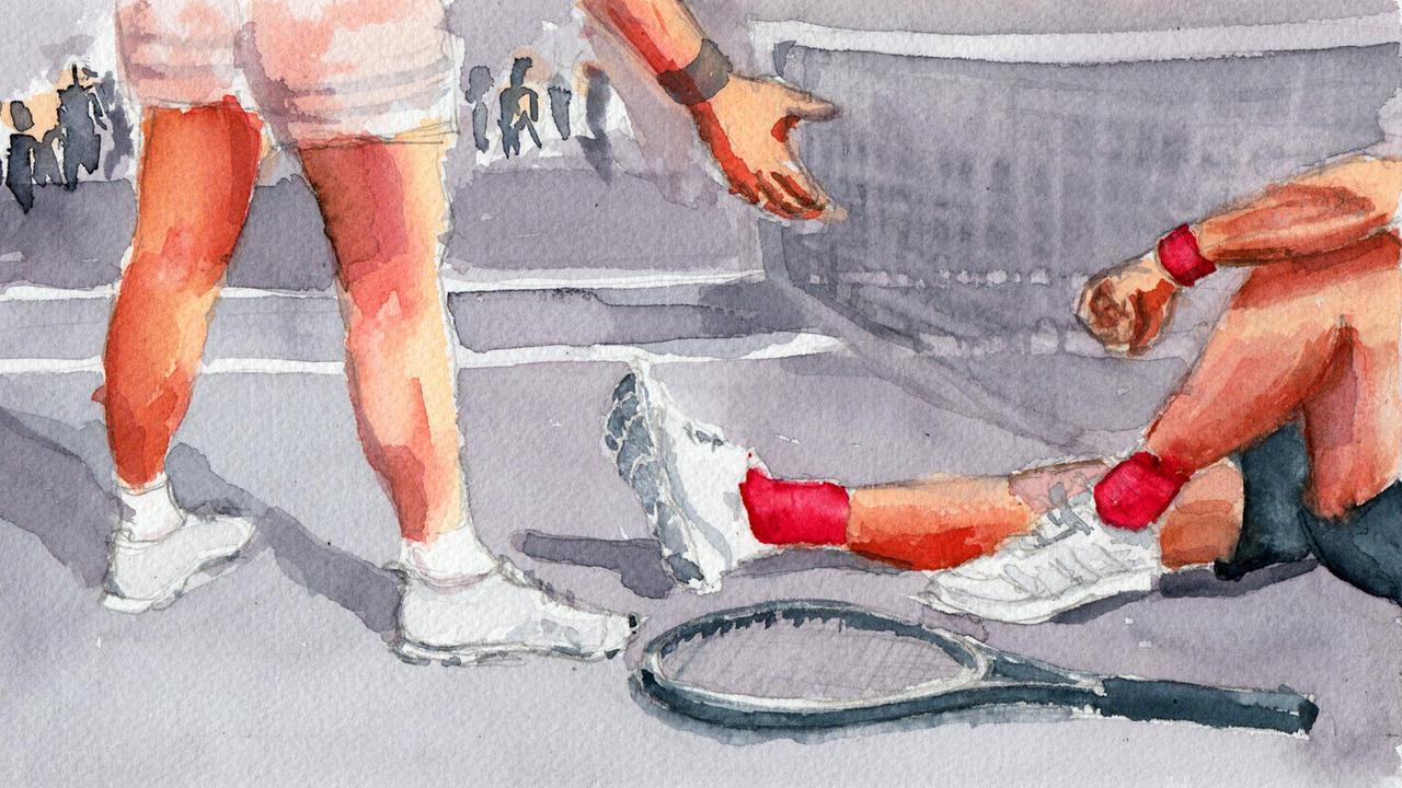 Illustration Tennisplatz