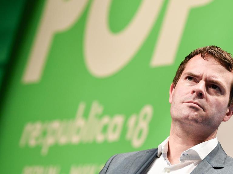Björn Lars Böhning (SPD), Staatssekretär im Bundesministerium für Arbeit und Soziales, nimmt an der Internetkonferenz re:publica teil.