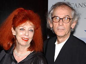 Das Künstlerpaar Christo und Jeanne Claude in New York