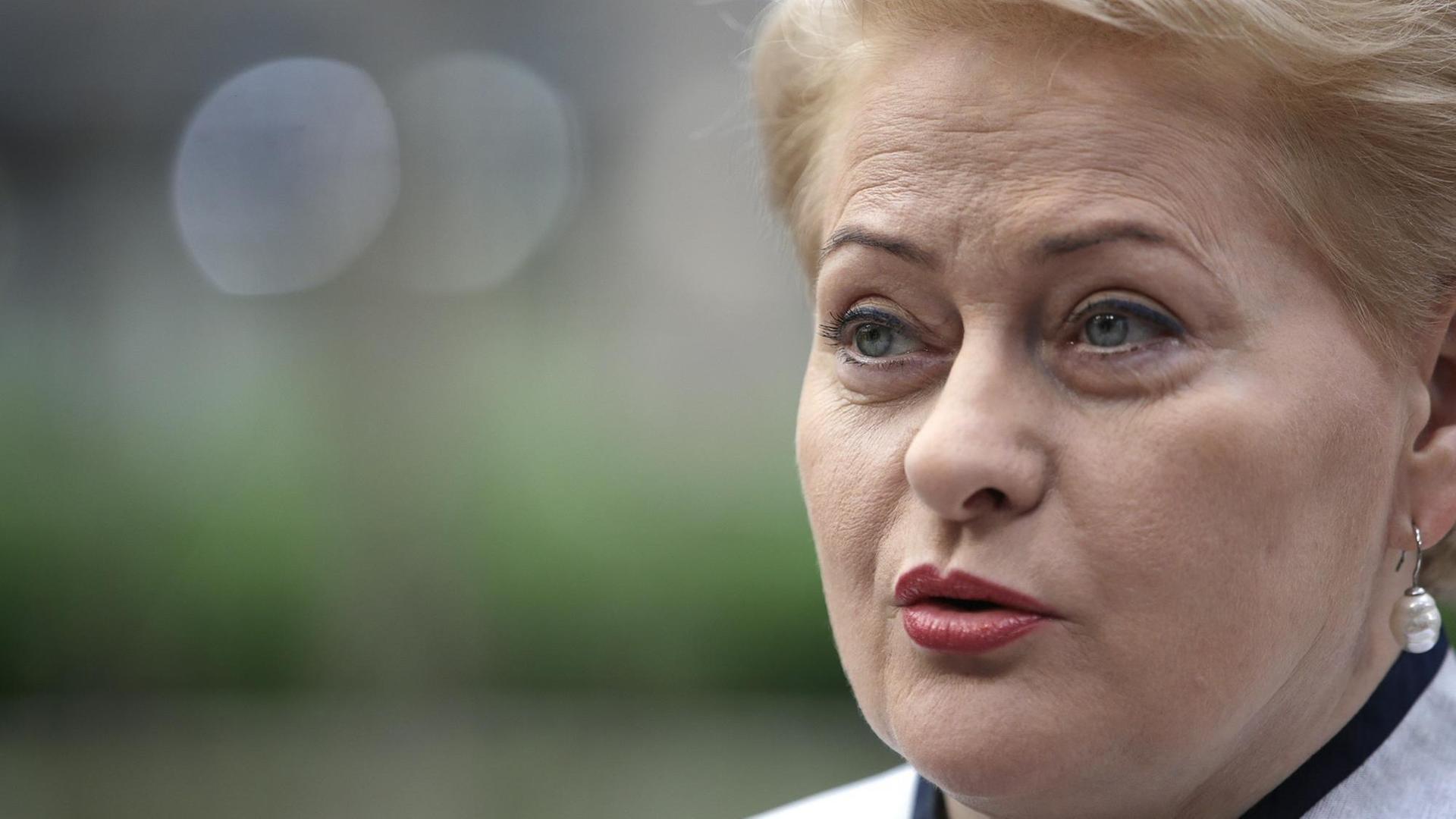 Die litauische Präsidentin Dalia Grybauskaite