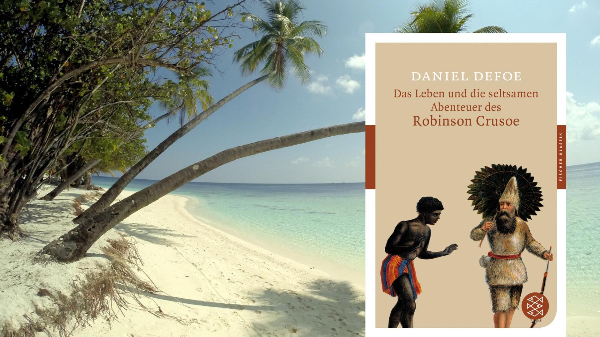 Buchcover: Daniel Defoe: "Das Leben und die seltsamen Abenteuer des Robinson Crusoe"
