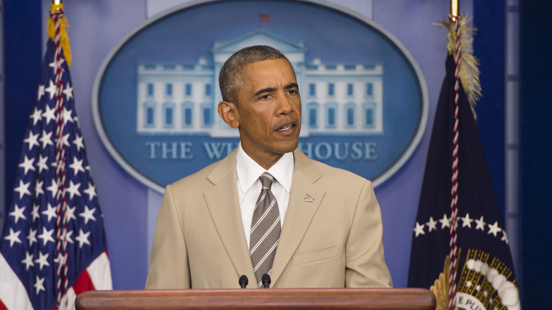 US-Präsident Barack Obama im Weißen Haus.