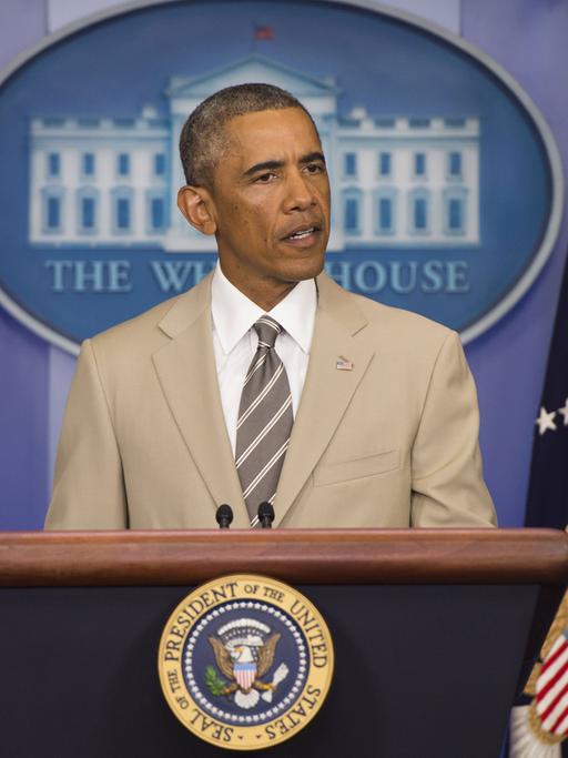 US-Präsident Barack Obama im Weißen Haus.
