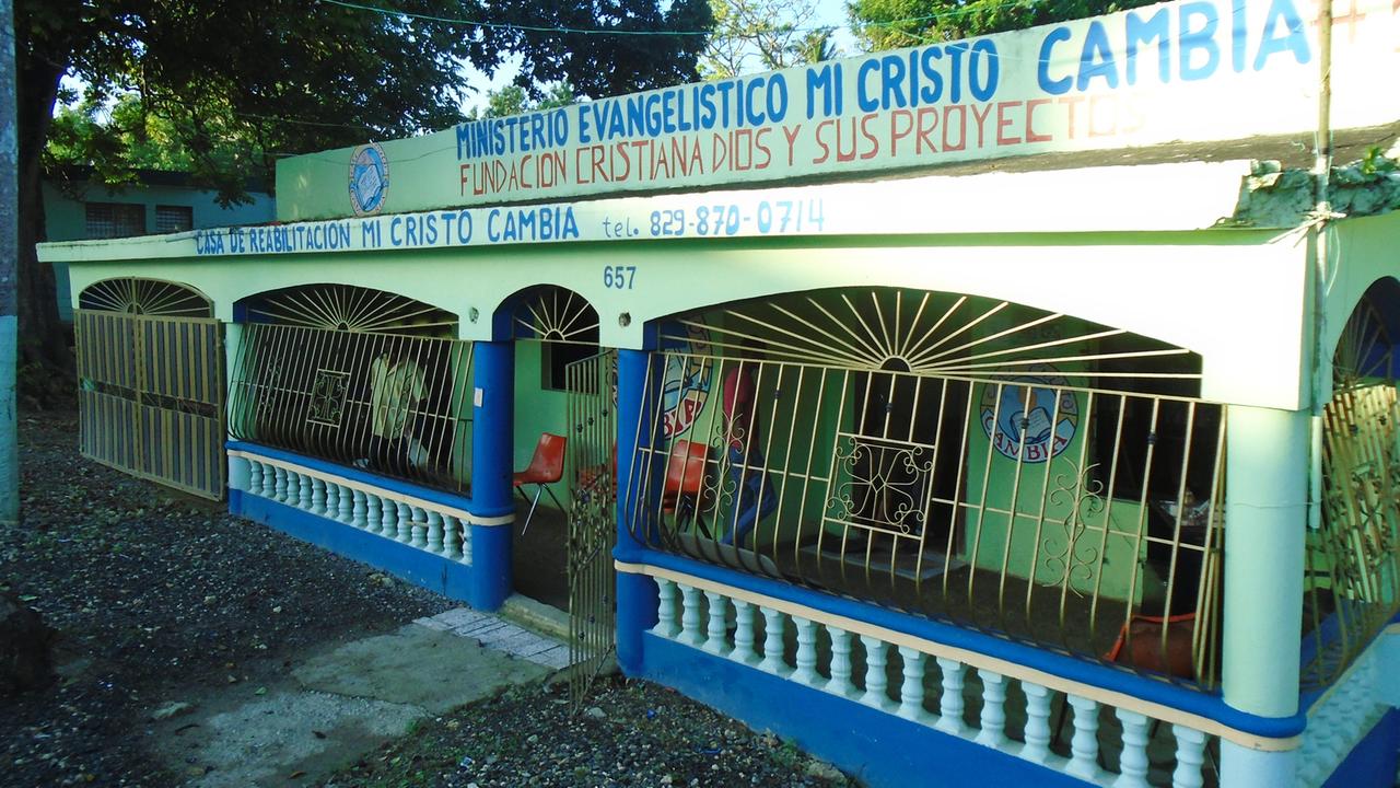Das Rehabilitationszentrum "Cristo me cambia" ("Christus verändert mich") im Armenviertel San Luis.

