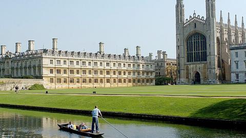 Blick auf Teile der britischen Universität Cambridge, wo Hans-Jörg Modlmayr Geschichte studierte.