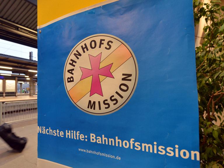 Das Logo der deutschen Bahnhofsmission