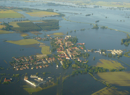 Versunken in der Elbe: Die Ortschaft Fischbeck (Sachsen-Anhalt)