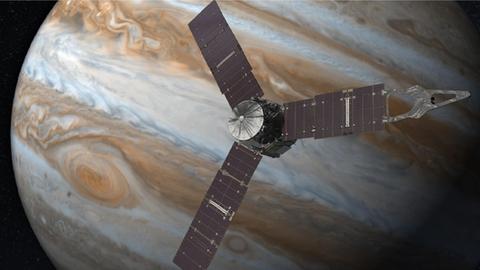 Im Juli soll die Raumsonde Juno den Planeten Jupiter erreichen
