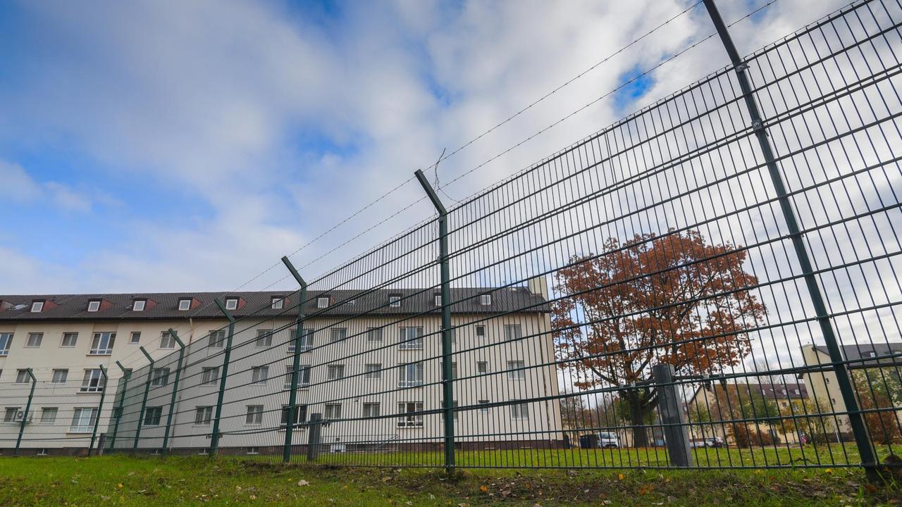 Die Ankunfts- und Rückführungseinrichtung (ANKER-Zentrum) für Asylbewerber auf dem ehemaligen Gelände der US Army in Bamberg  