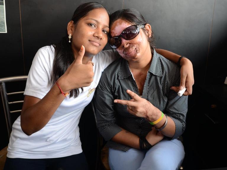 Café "Sheroes Hangout" in Lucknow