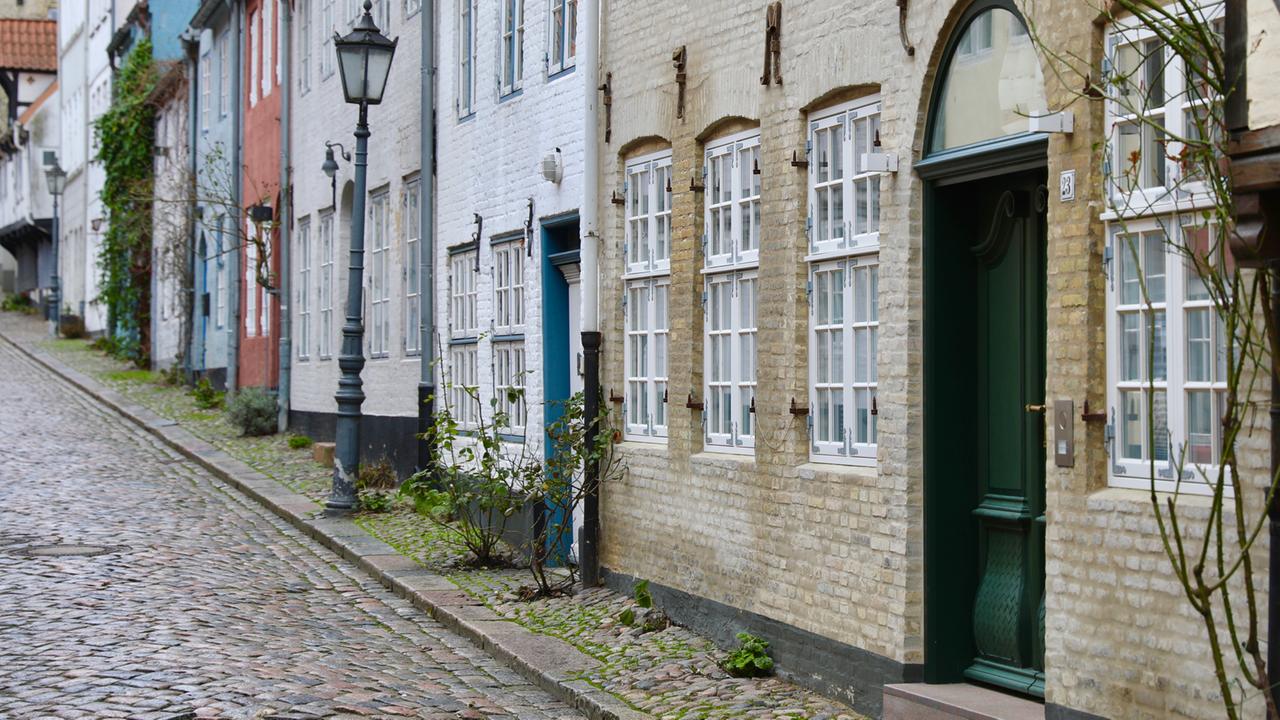 Der Oluf-Samson-Gang in Flensburg. 