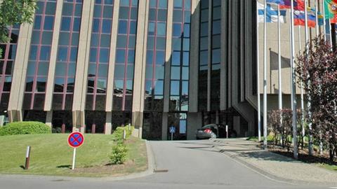 Der Sitz des Europäischen Rechnungshofes auf dem Kirchberg in Luxemburg-Stadt. Aufnahme von 2006. Foto: Romain Fellens