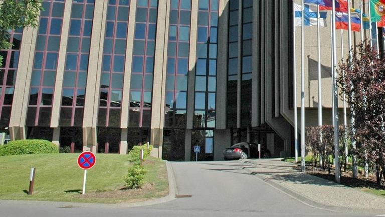 Der Sitz des Europäischen Rechnungshofes auf dem Kirchberg in Luxemburg-Stadt.