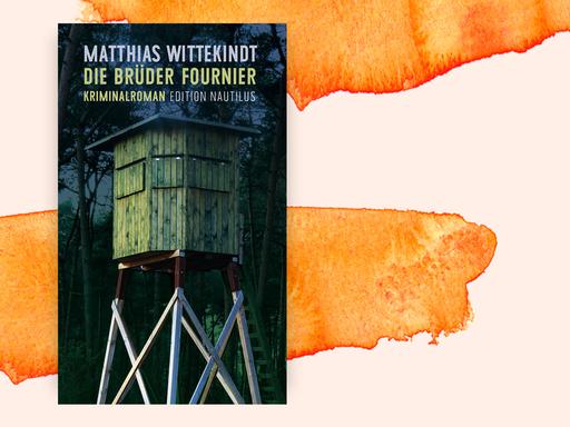 Das Cover von "Die Brüder Frournier" auf orangefarbenem Hintergrund.