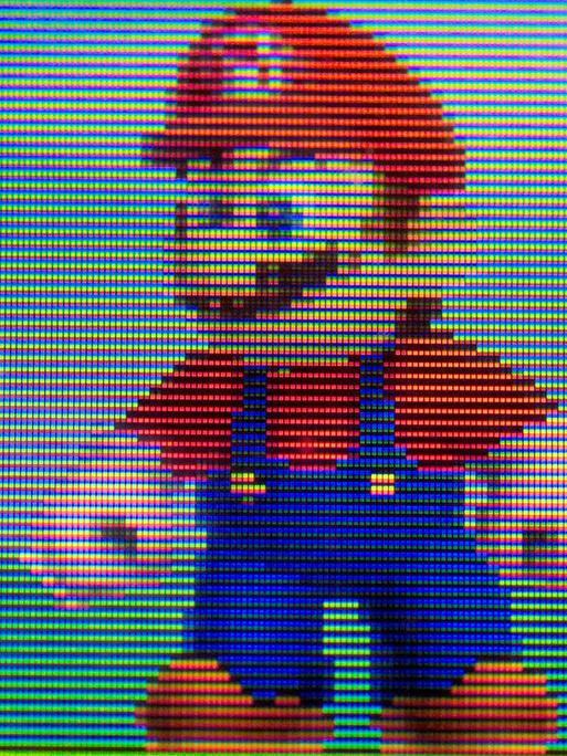 Die Hauptfigur des Videospiels "Super Mario". Super Mario Bros. ist ein Jump-_n_-Run-Videospiel des japanischen Unternehmens Nintendo.