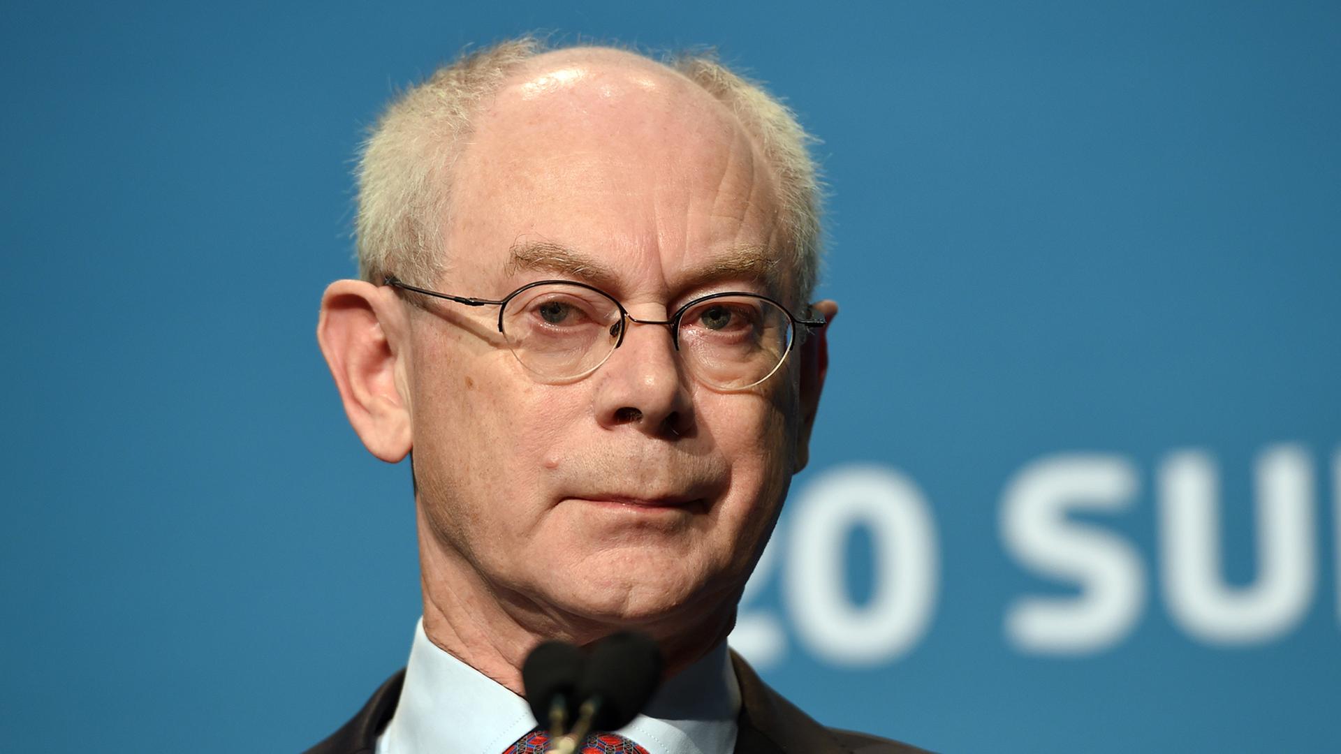 EU-Ratspräsident Herman van Rompuy