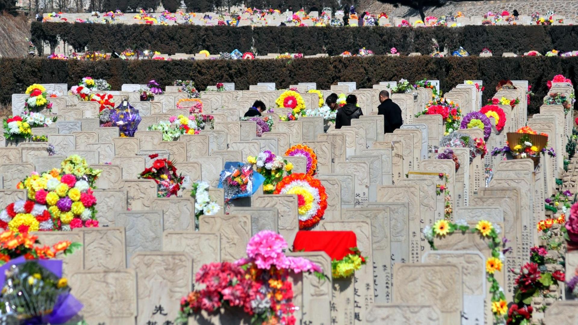 Ein Friedhof in China
