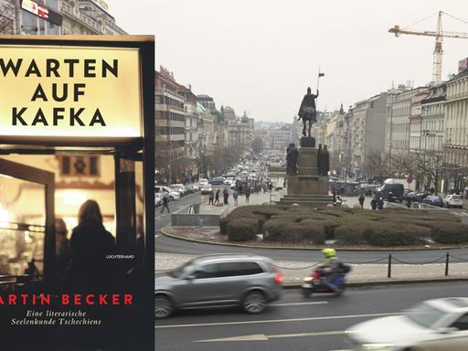 Buchcover: Martin Becker: „Warten auf Kafka. Eine literarische Seelenkunde Tschechiens“