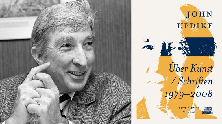 Der amerikanische Schritsteller John Updike und sein Buch "Über Kunst / Schriften 1979 - 2008"